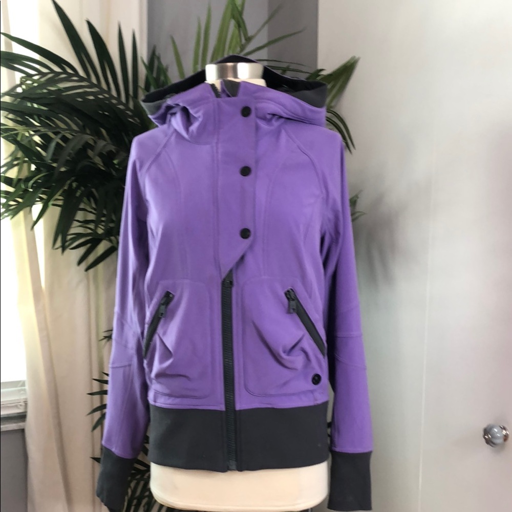 Lululemon Athletica Purple and Black Utility Jacket